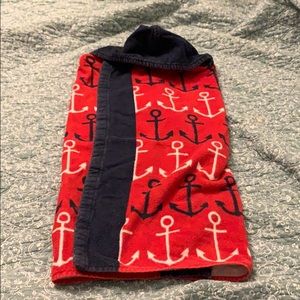 Pottery Barn kids hooded beach towel